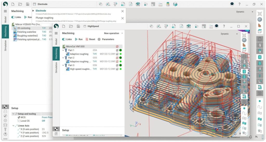 SprutCAM X 17 และ SprutCAM X Robot 17: CAD/CAM/OLP